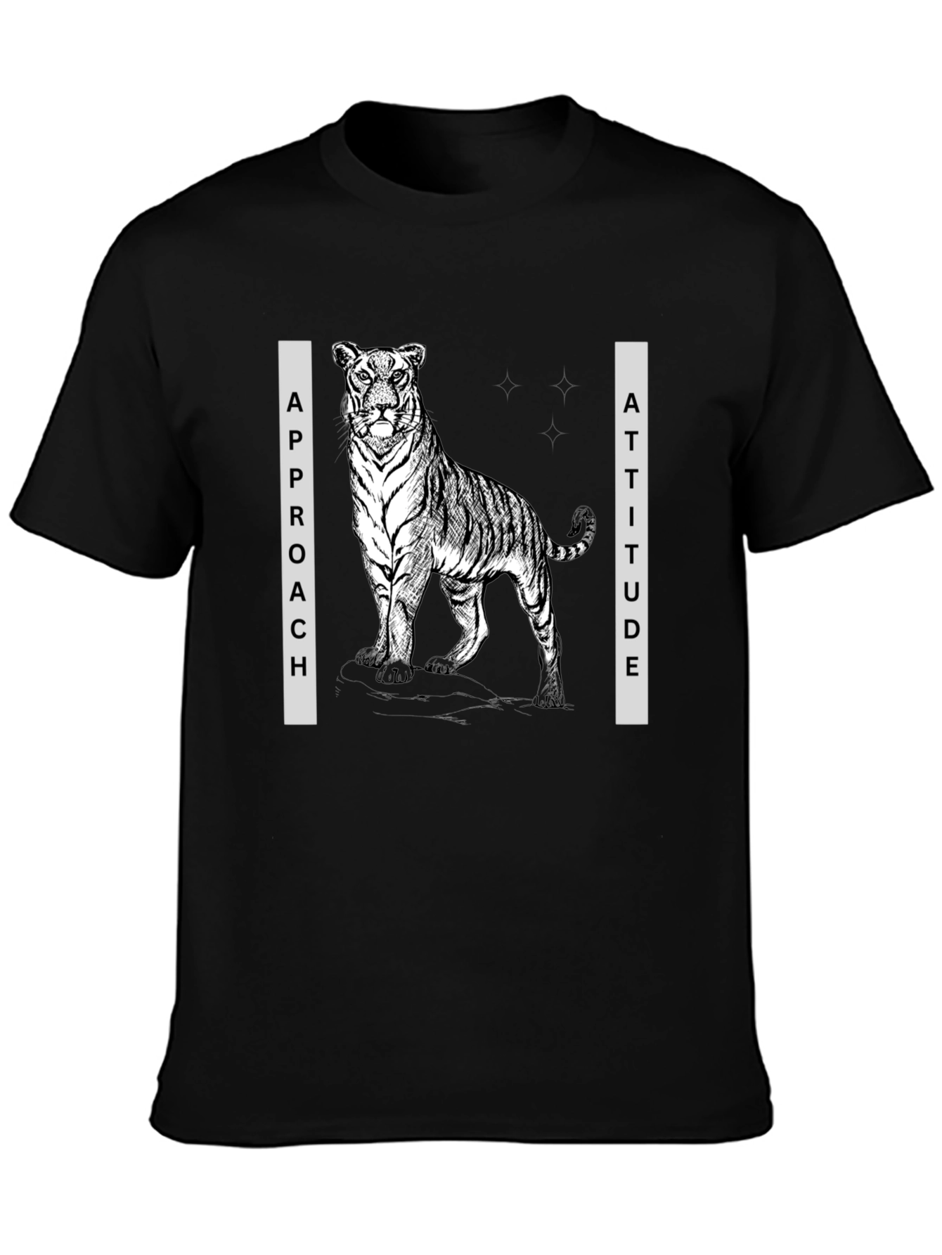 Tiger Approach Attitude Graphic Tee