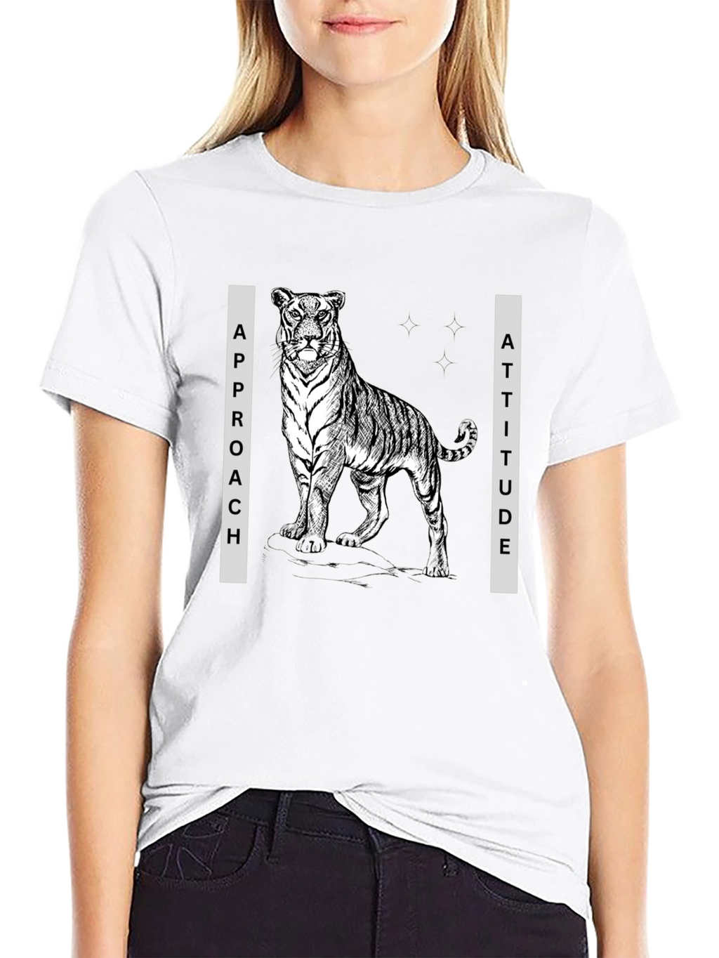 Tiger Approach Attitude Graphic Tee