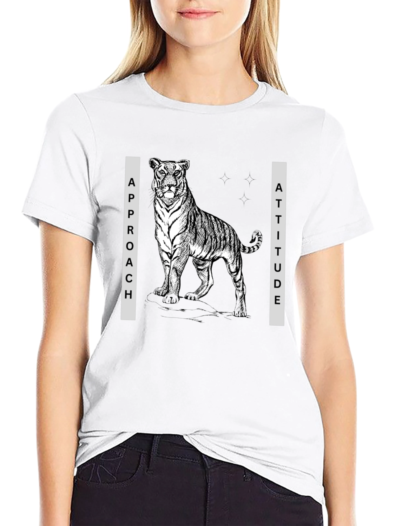 Tiger Approach Attitude Graphic Tee