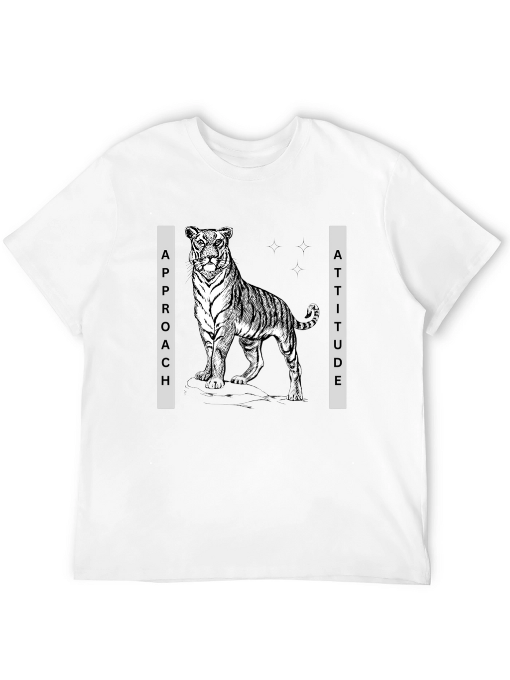 Tiger Approach Attitude Graphic Tee