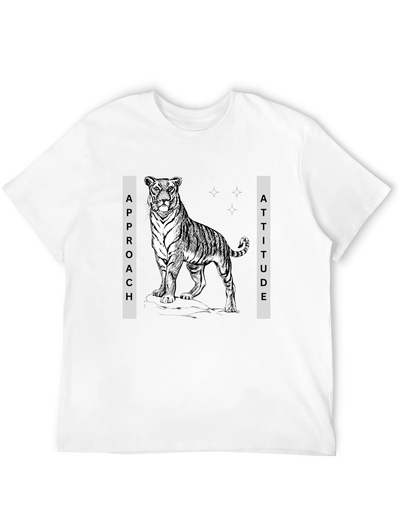 Tiger Approach Attitude Graphic Tee