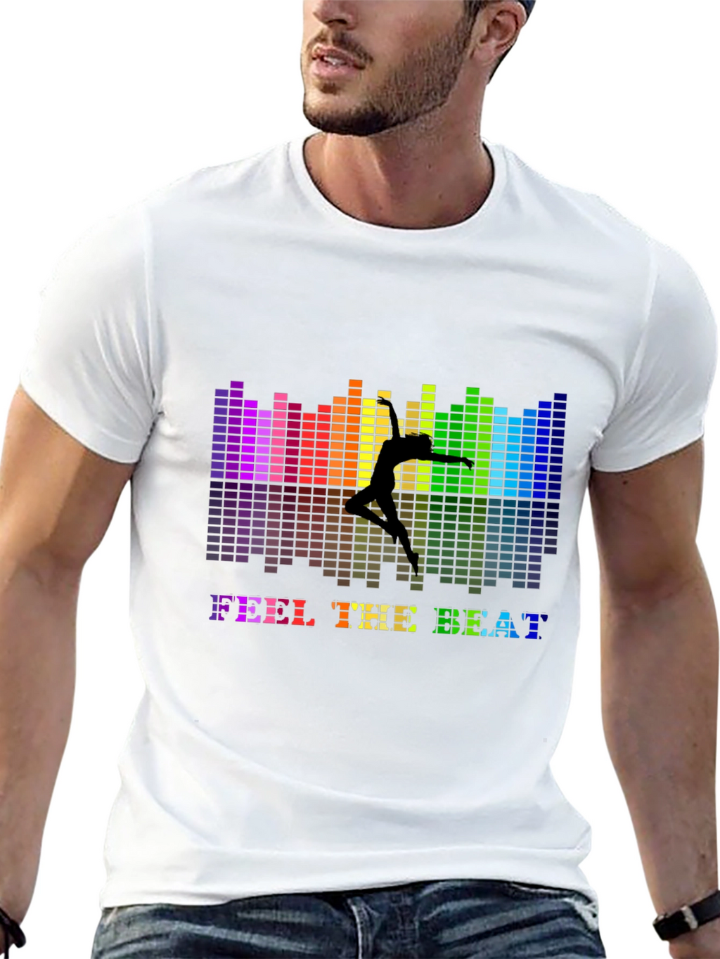Feel The Beat Graphic Tee - Dance Music Shirt