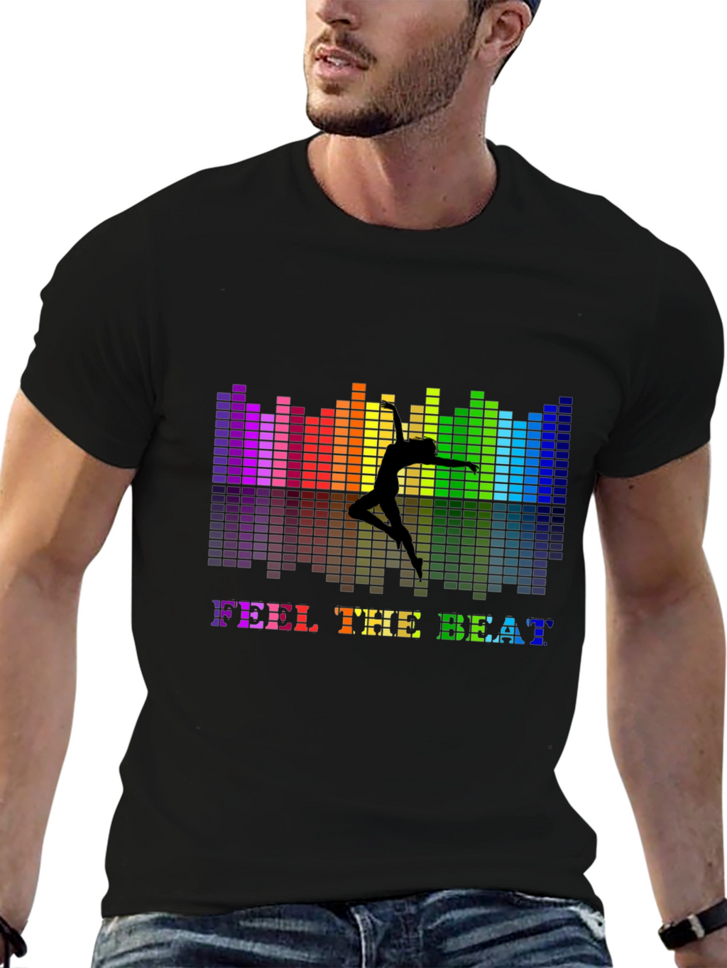 Feel The Beat Graphic Tee - Dance Music Shirt