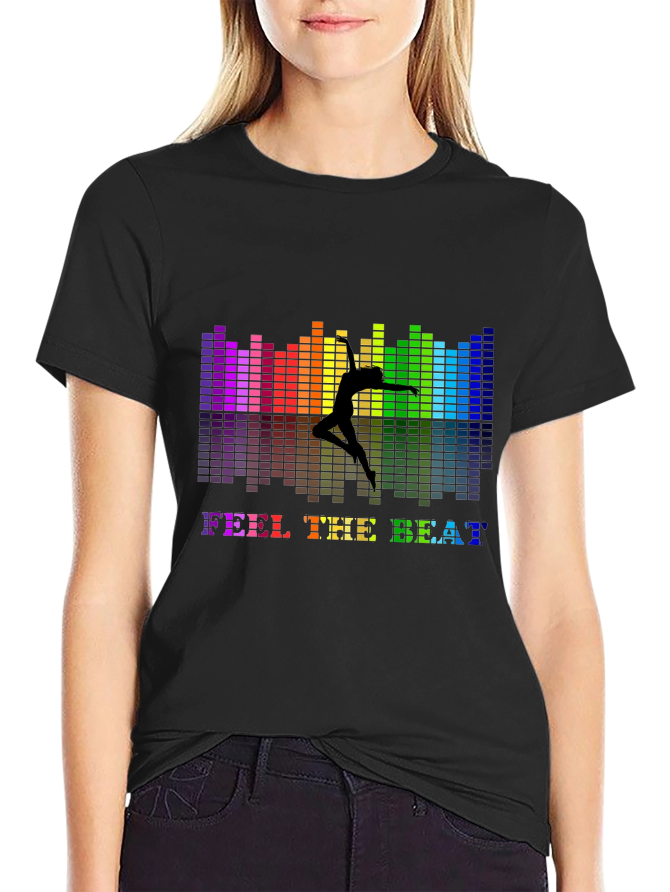 Feel The Beat Graphic Tee - Dance Music Shirt