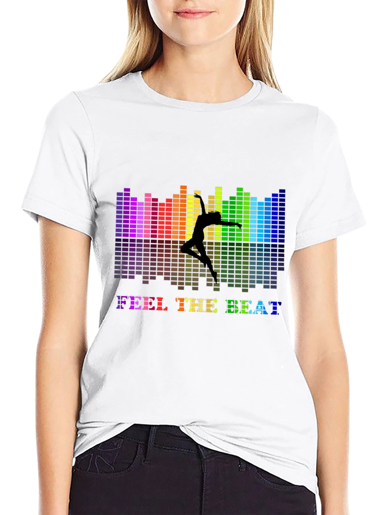 Feel The Beat Graphic Tee - Dance Music Shirt