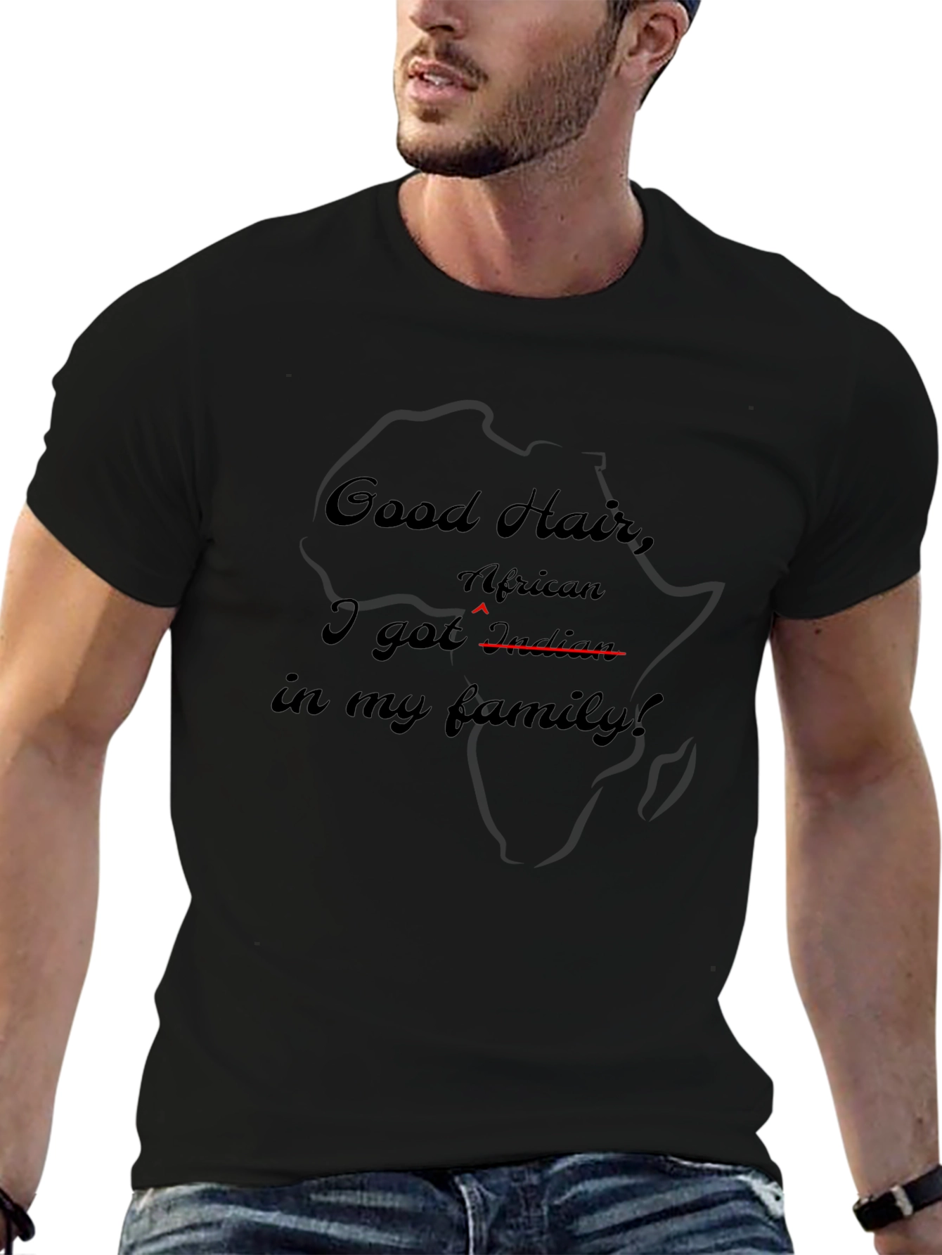 Good Hair African Indian T-Shirt