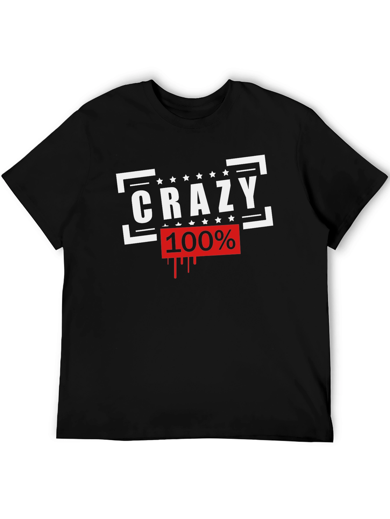 Crazy 100% Graphic Tee
