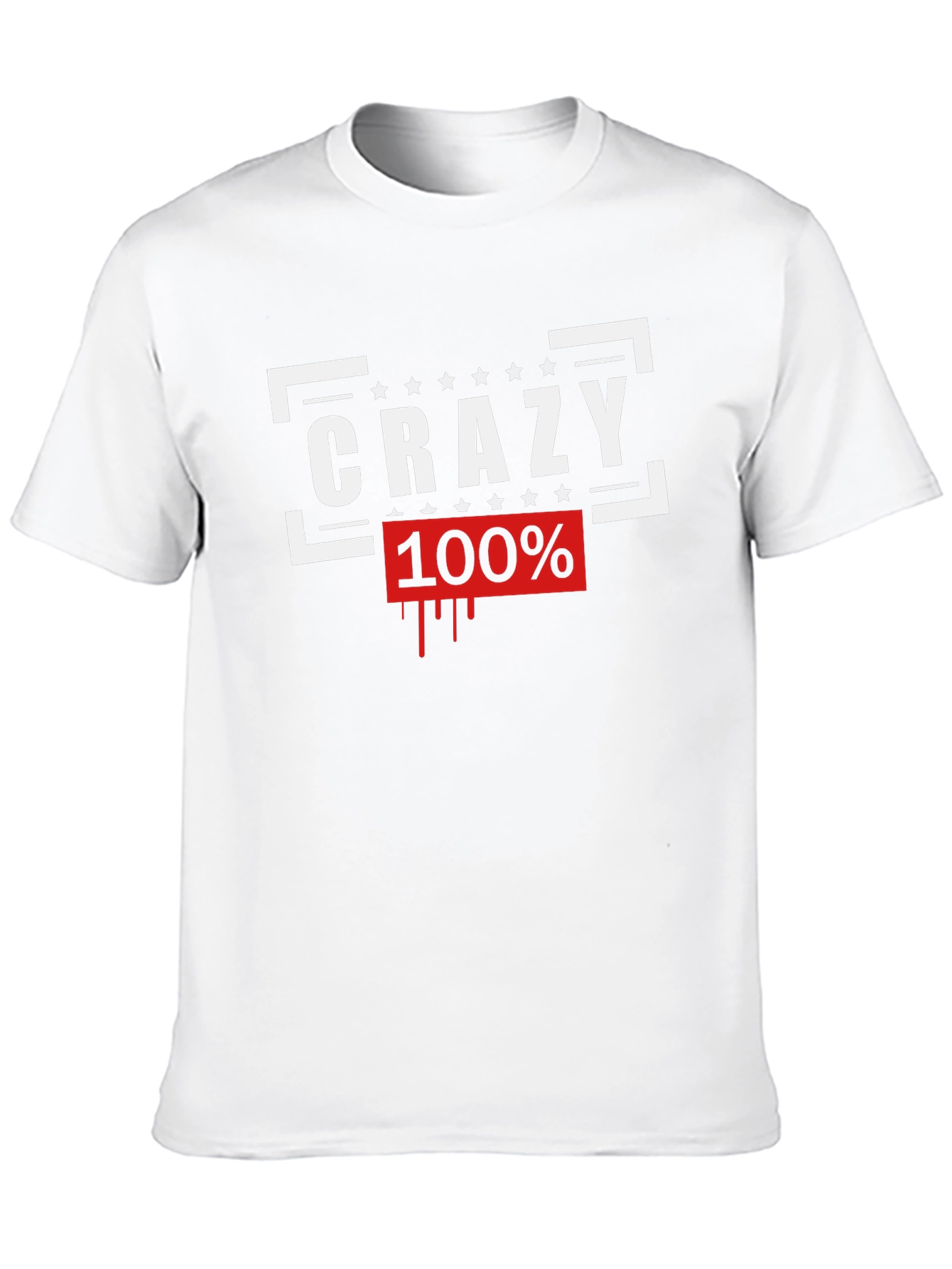 Crazy 100% Graphic Tee