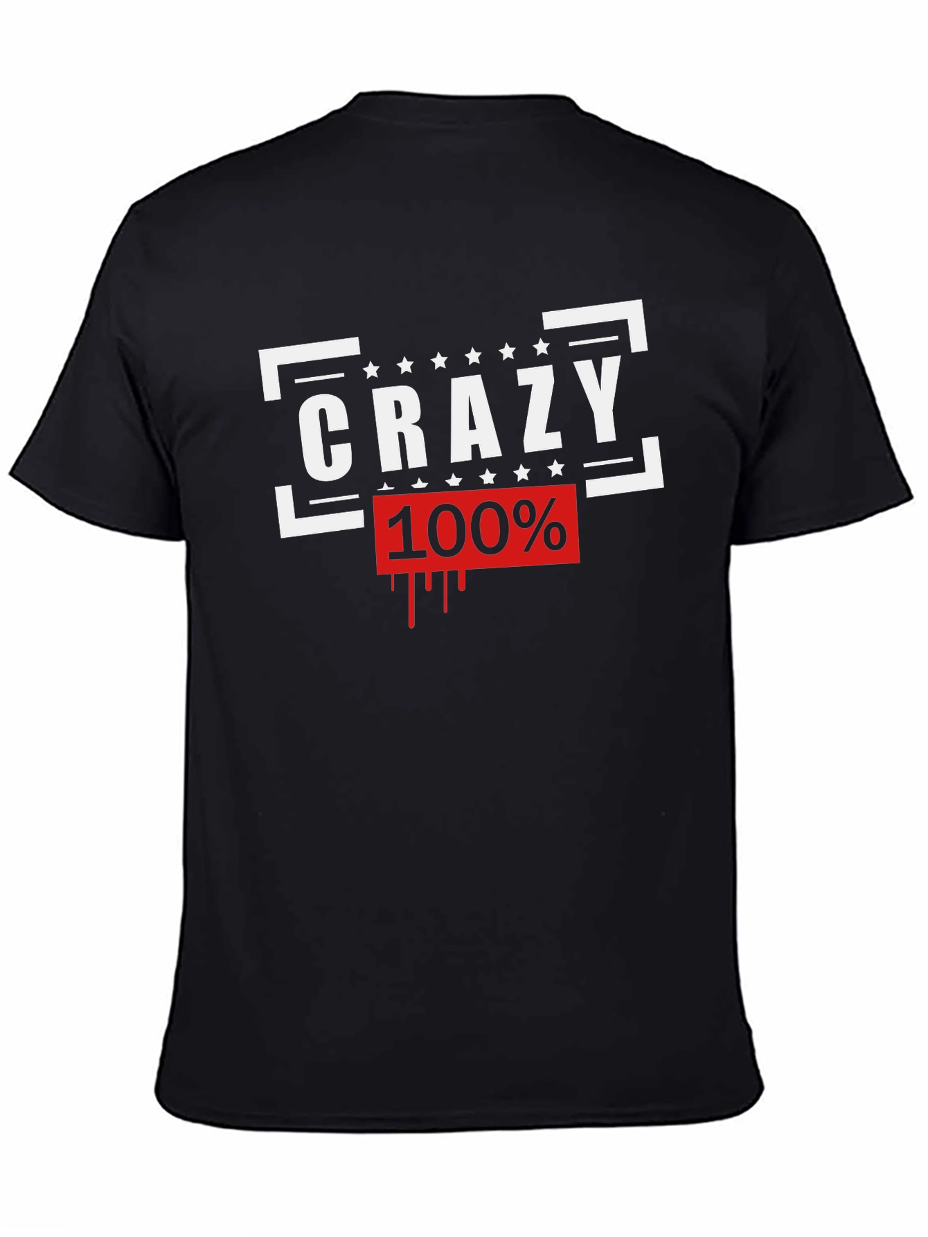 Crazy 100% Graphic Tee
