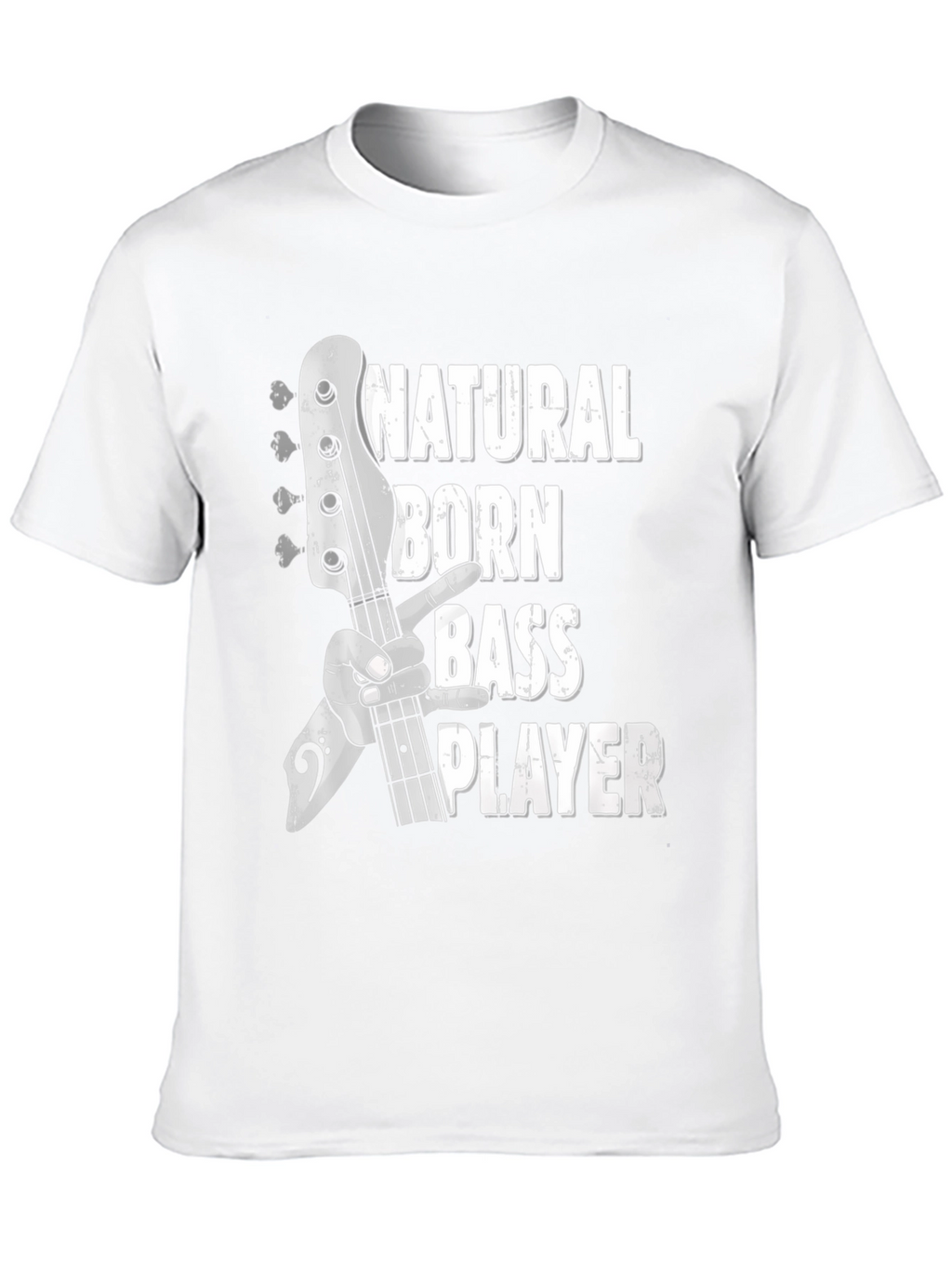 Natural Born Bass Player Graphic T-Shirt