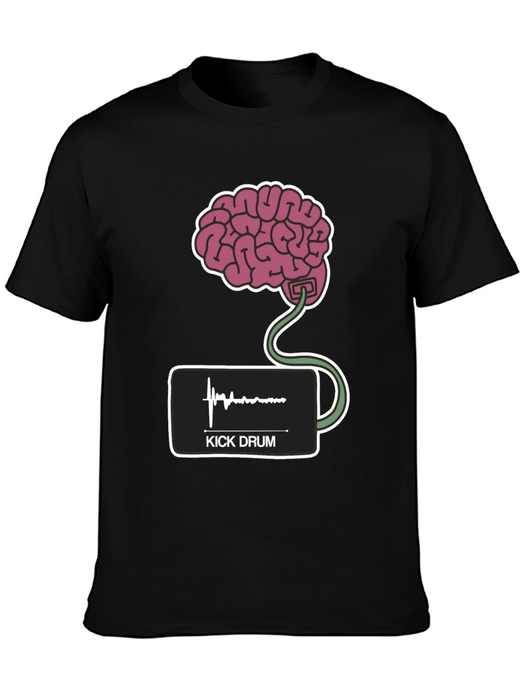 Brain-Powered Kick Drum Tee