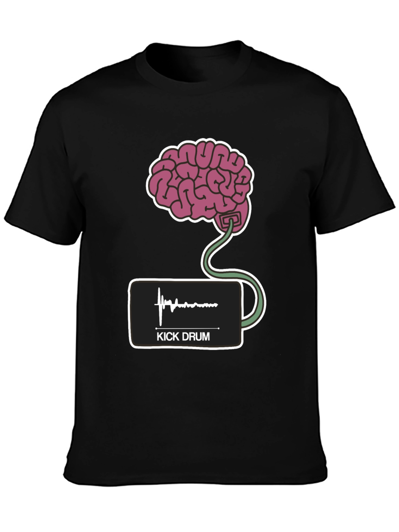 Brain-Powered Kick Drum Tee