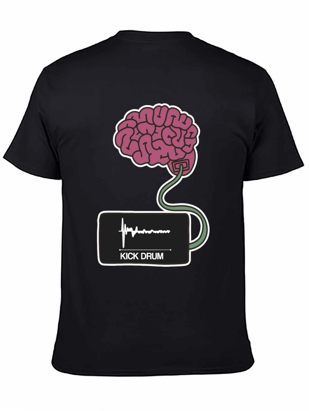 Brain-Powered Kick Drum Tee