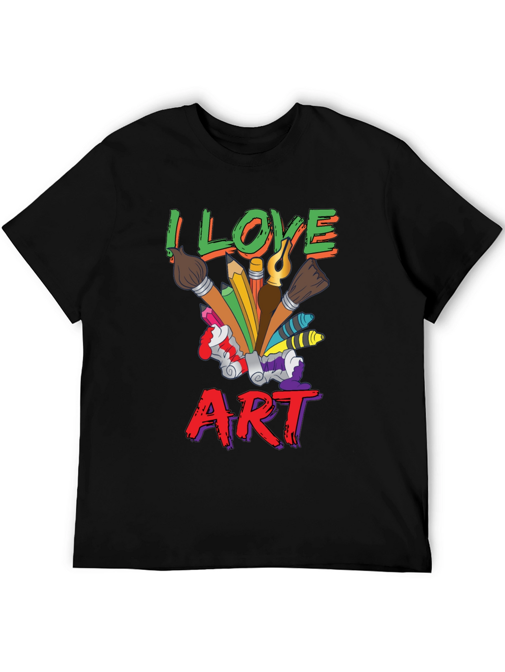 I Love Art T-Shirt - Artist Graphic Tee