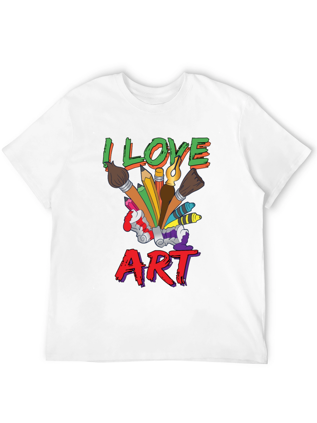 I Love Art T-Shirt - Artist Graphic Tee
