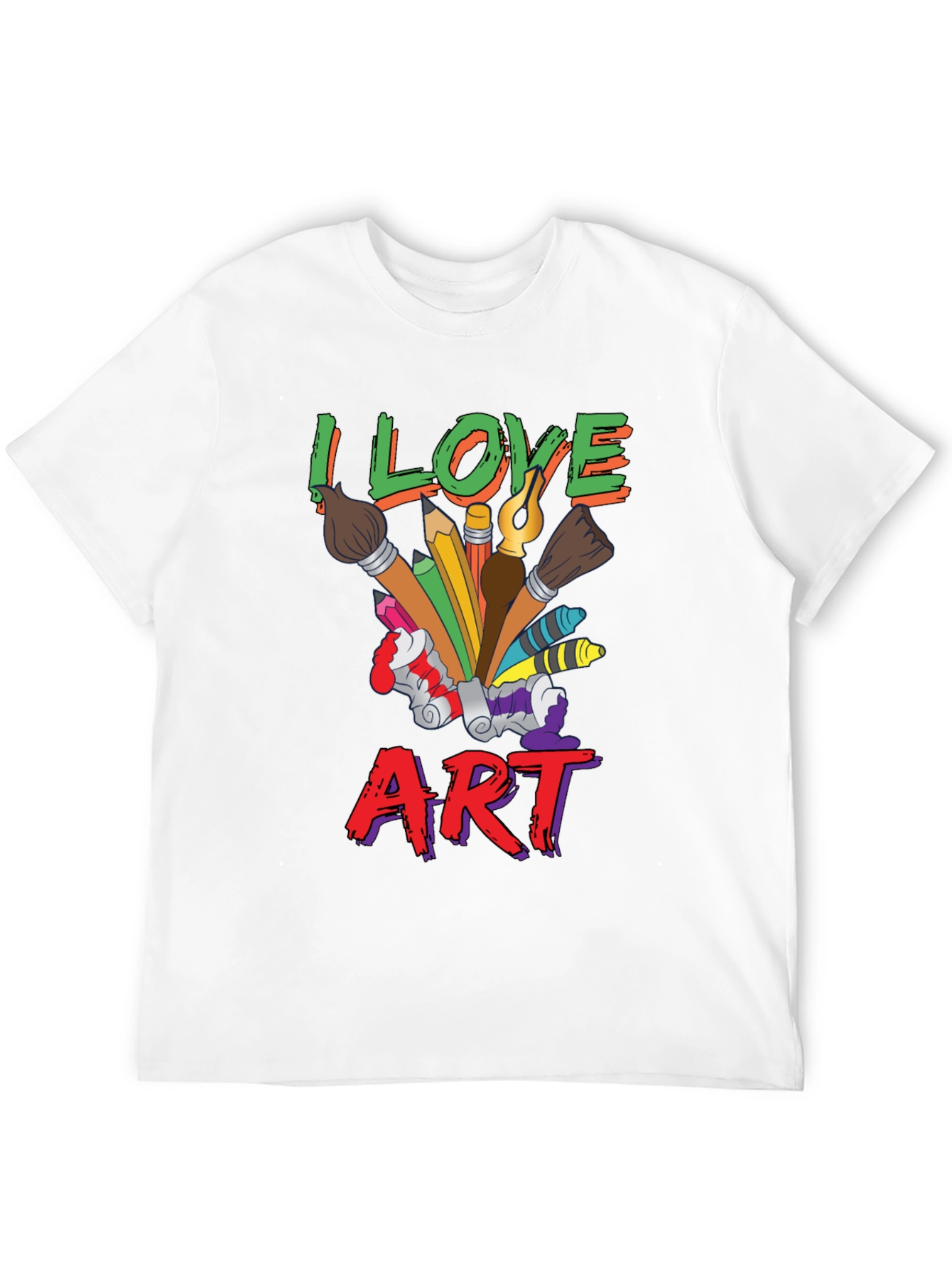 I Love Art T-Shirt - Artist Graphic Tee