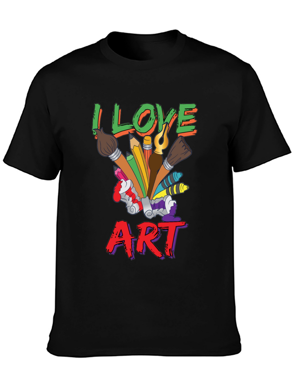 I Love Art T-Shirt - Artist Graphic Tee