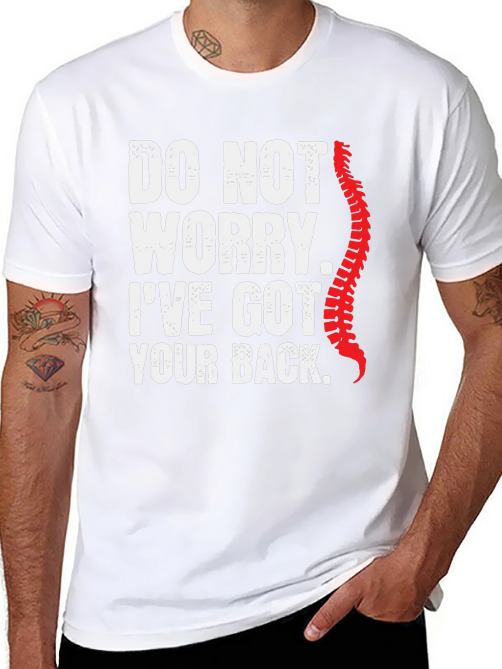 Funny Chiropractic T-Shirt: Ive Got Your Back