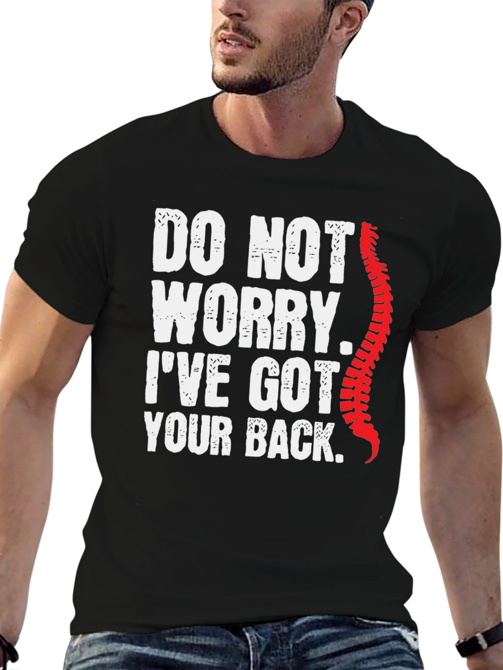 Funny Chiropractic T-Shirt: Ive Got Your Back