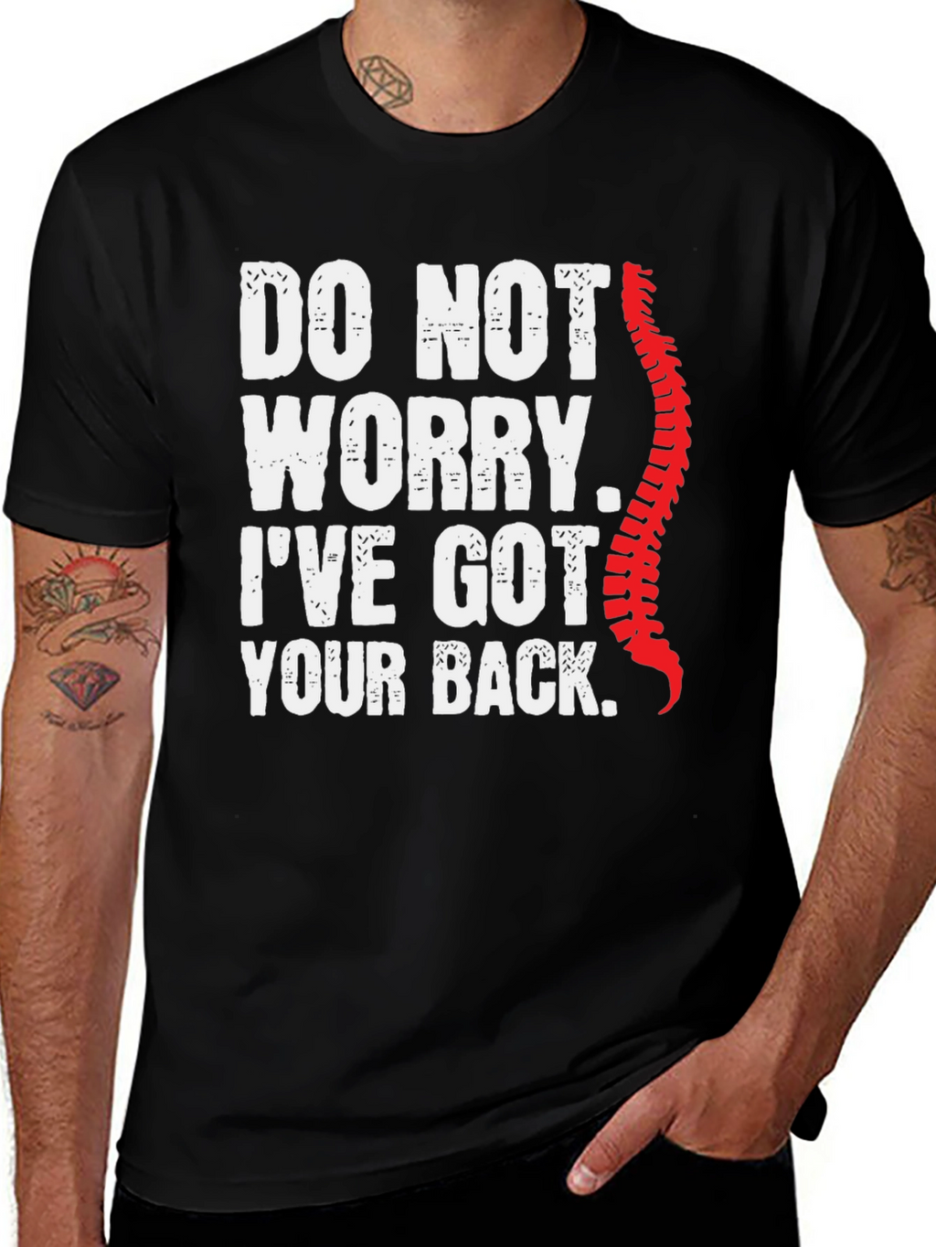 Funny Chiropractic T-Shirt: Ive Got Your Back