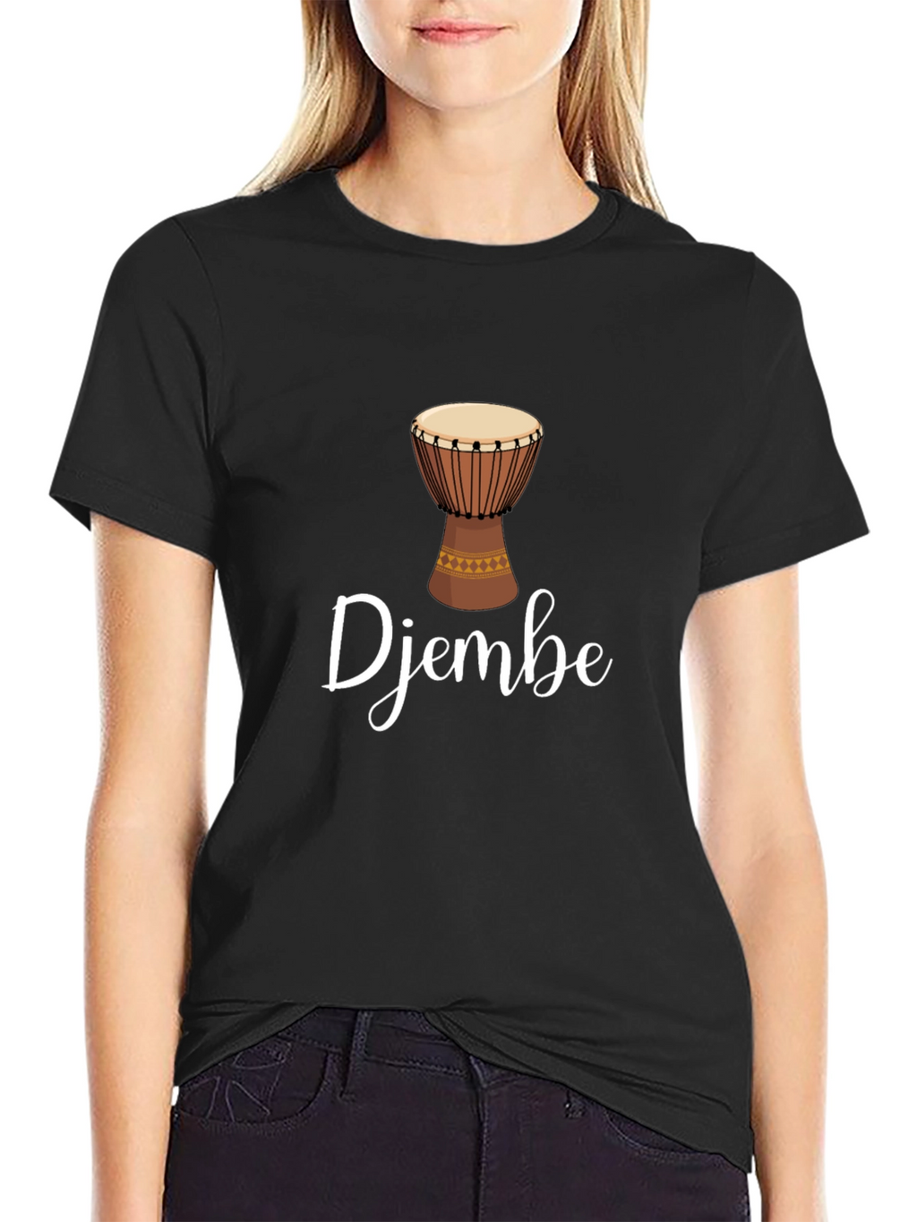 Djembe Drum Graphic T-Shirt - Music Lover Tee