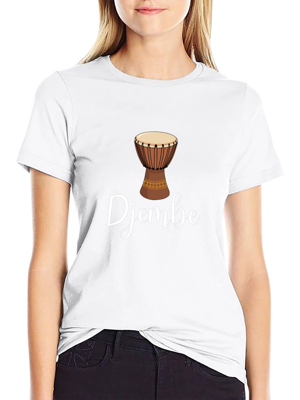 Djembe Drum Graphic T-Shirt - Music Lover Tee
