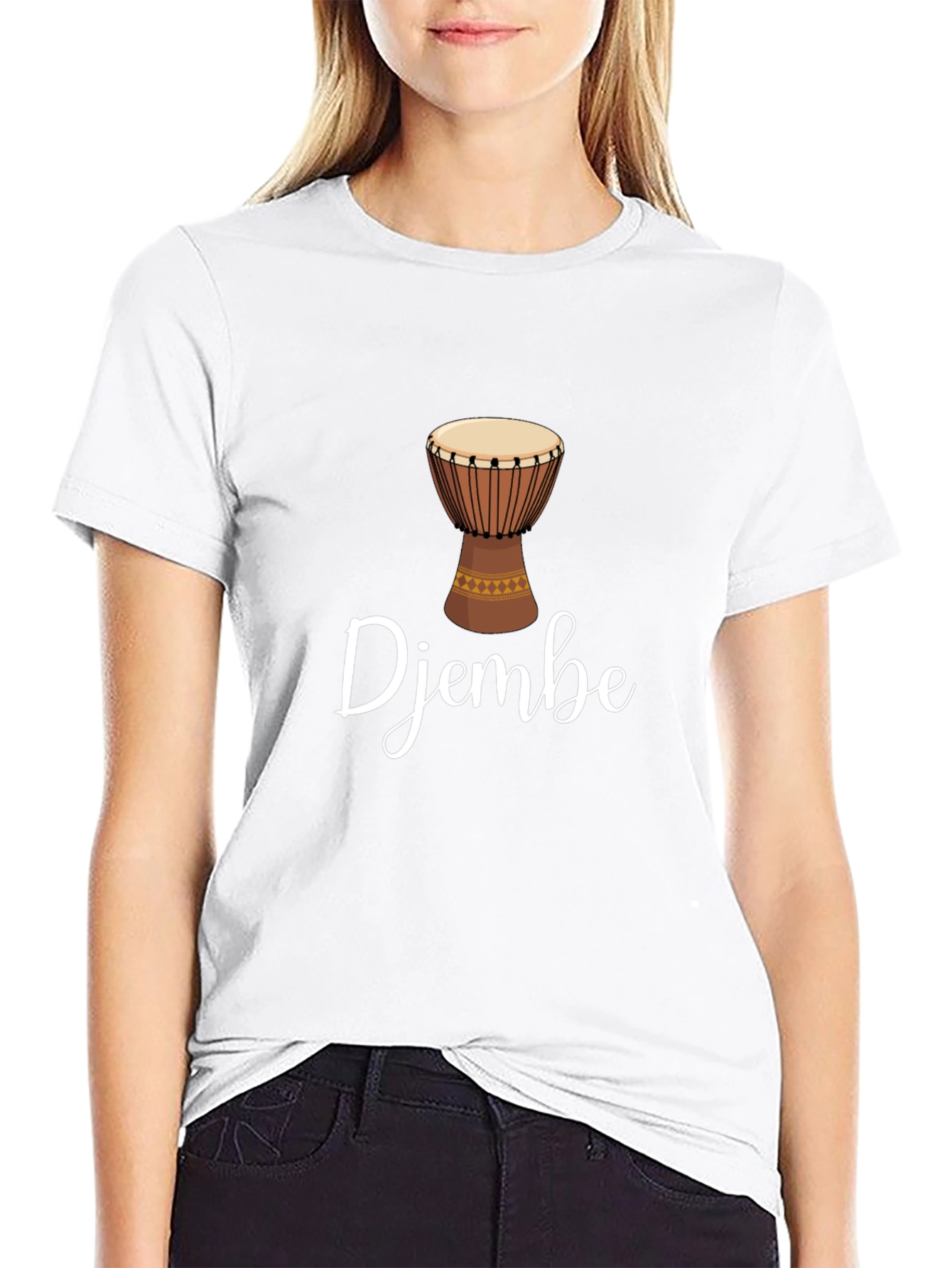Djembe Drum Graphic T-Shirt - Music Lover Tee