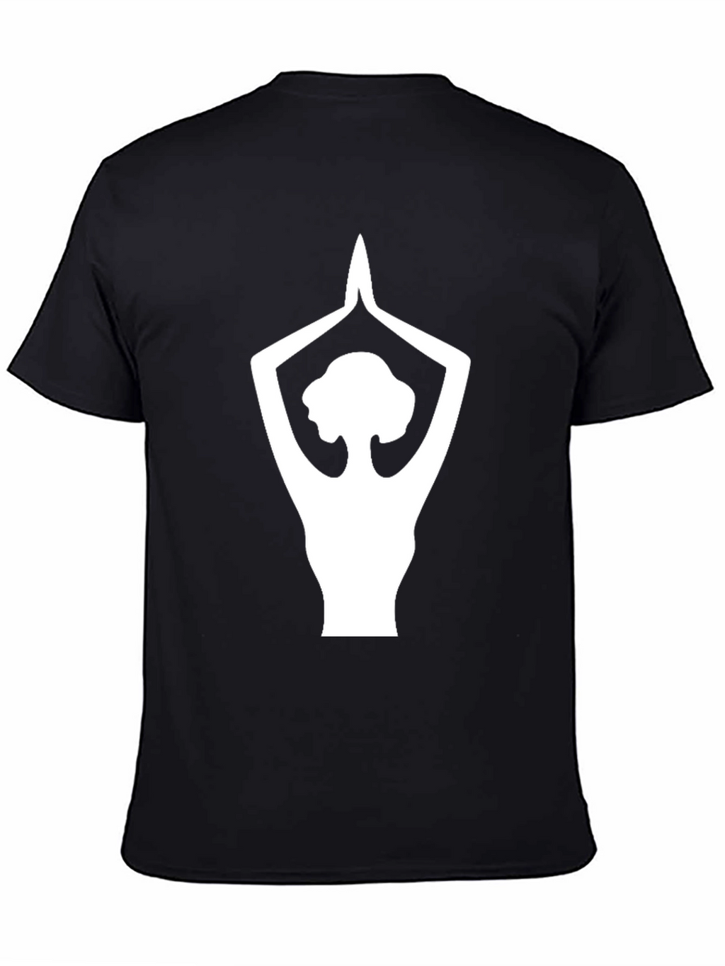 Yoga Pose Graphic Tee - Black