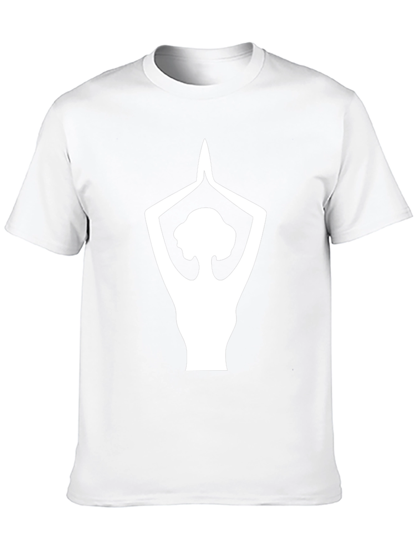 Yoga Pose Graphic Tee - Black