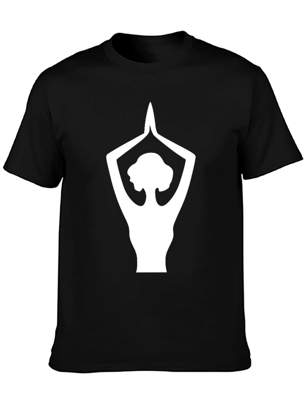 Yoga Pose Graphic Tee - Black