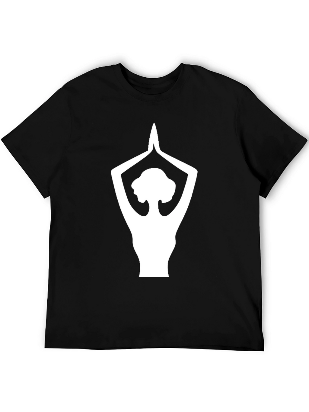 Yoga Pose Graphic Tee - Black