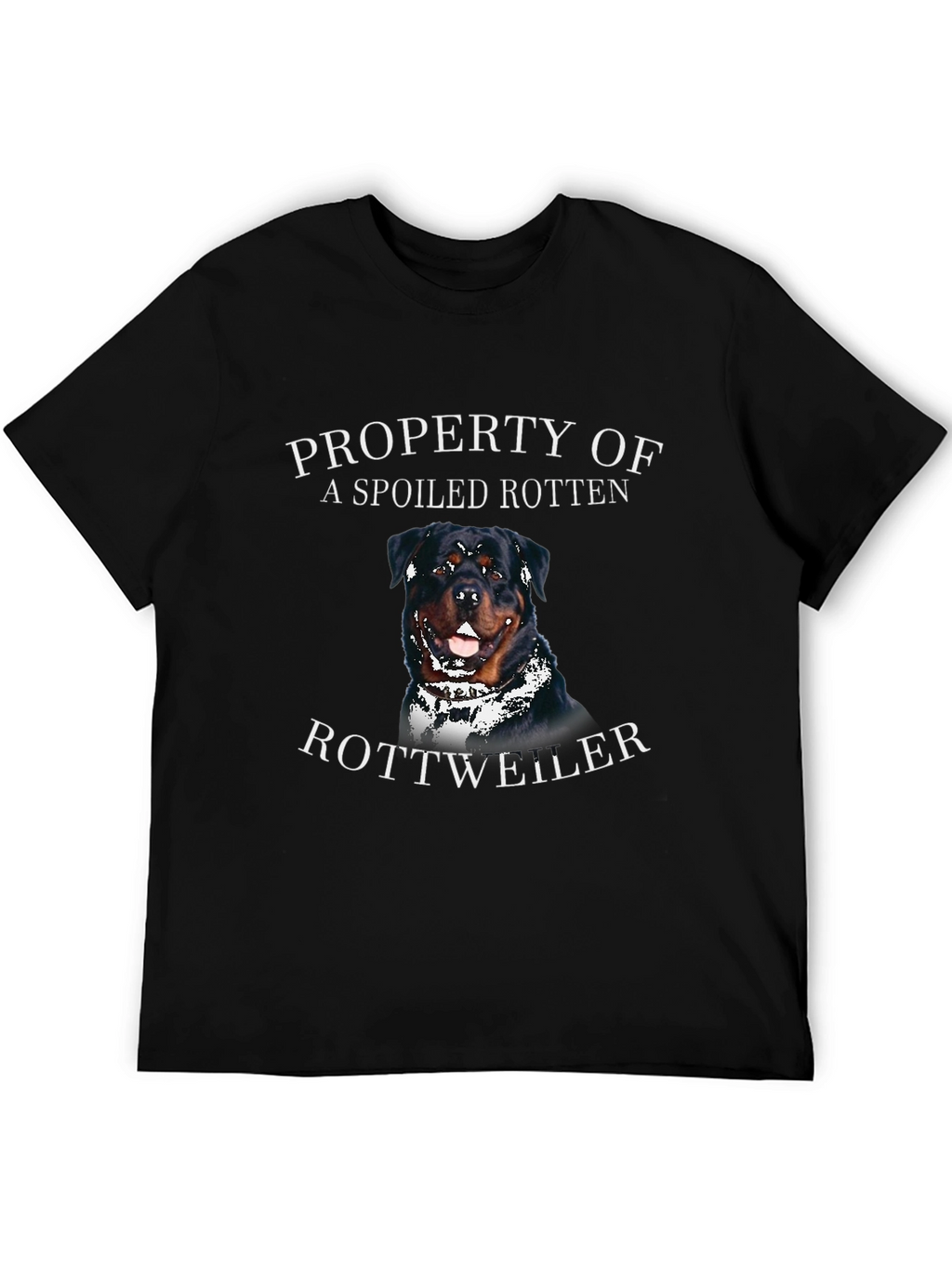 Spoiled Rotten Rottweiler Graphic T-Shirt