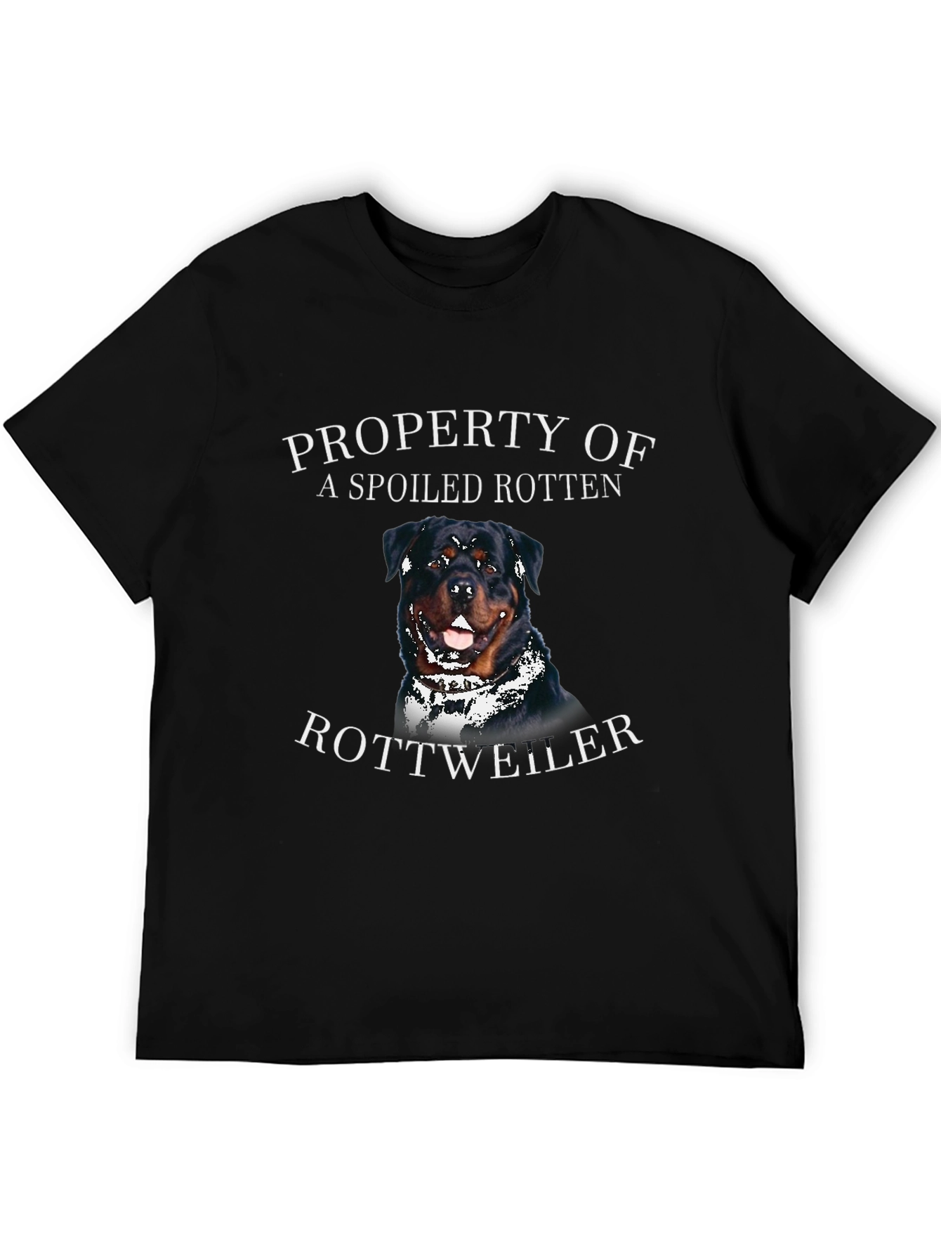Spoiled Rotten Rottweiler Graphic T-Shirt