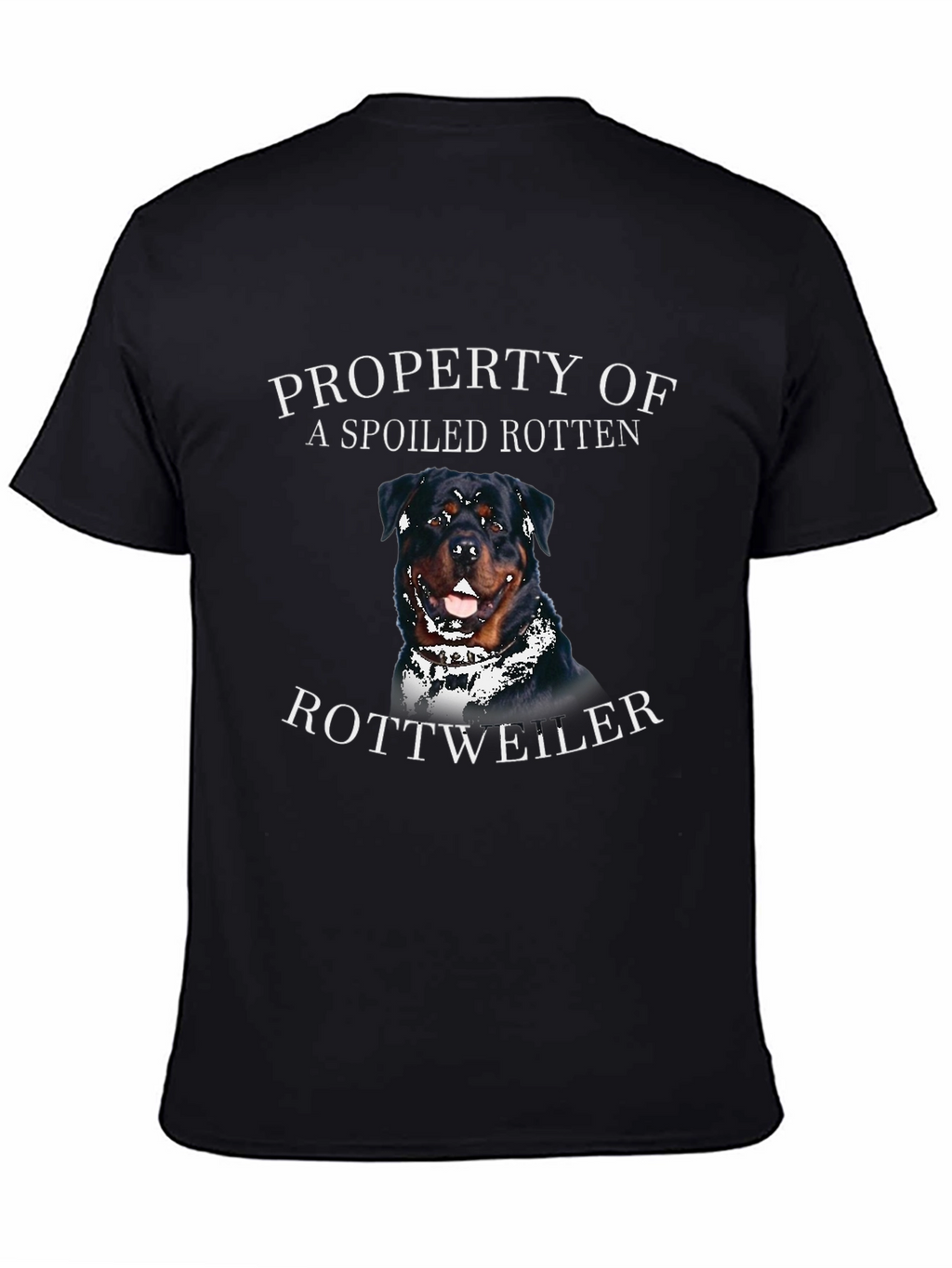 Spoiled Rotten Rottweiler Graphic T-Shirt