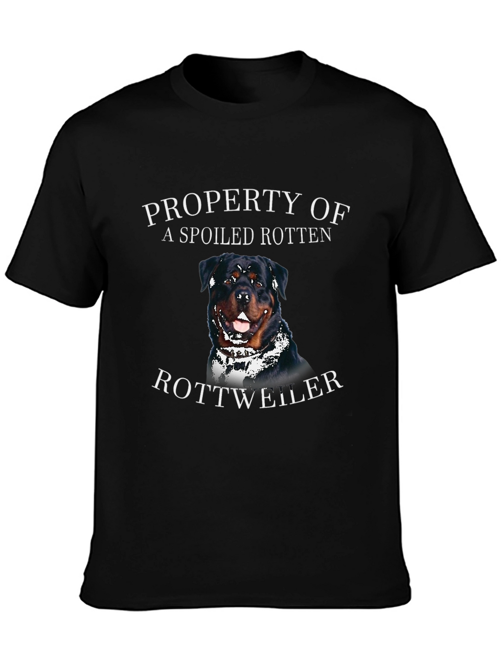 Spoiled Rotten Rottweiler Graphic T-Shirt