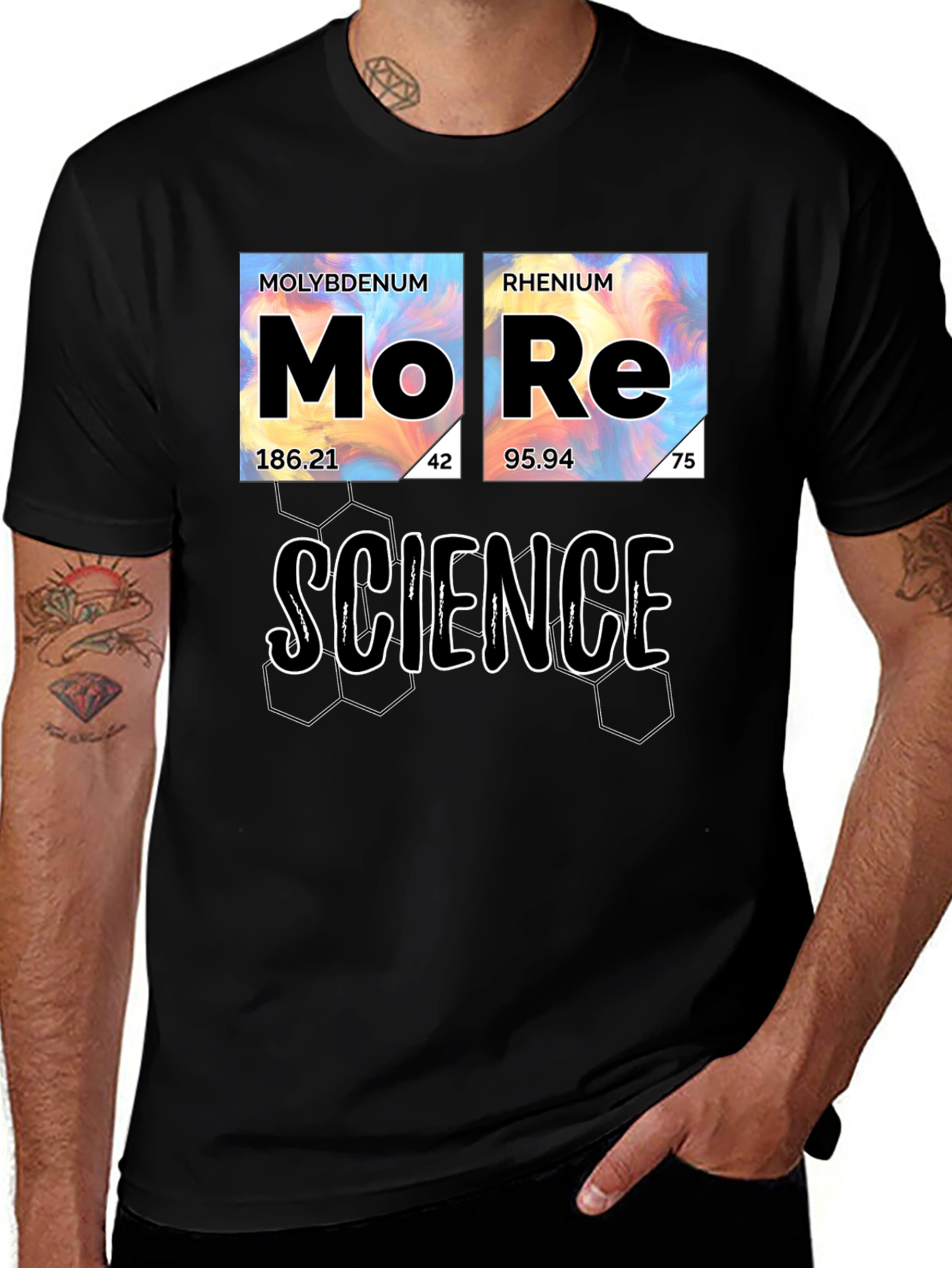 Science Element T-Shirt - Molybdenum Rhenium Periodic Table Tee