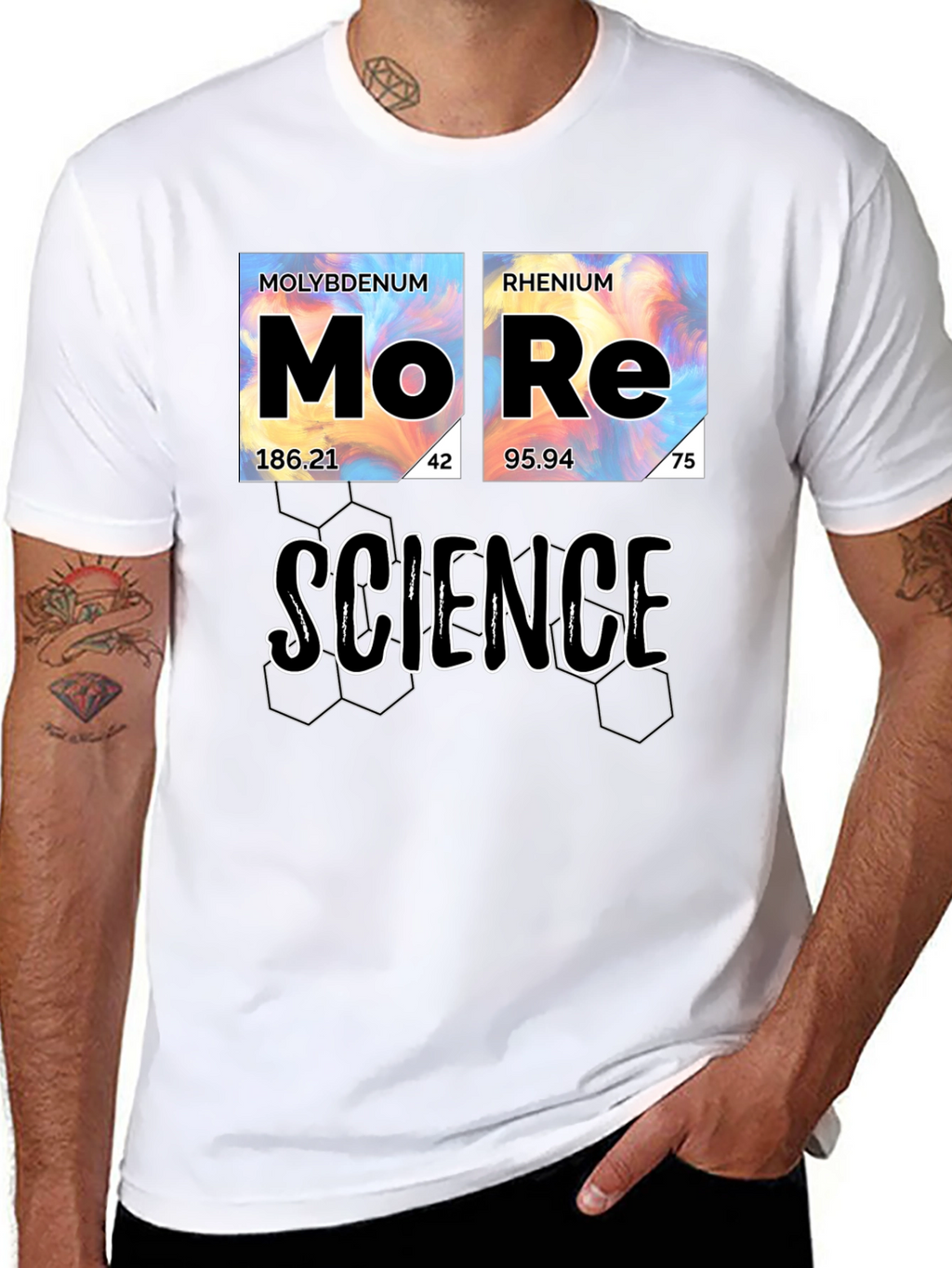 Science Element T-Shirt - Molybdenum Rhenium Periodic Table Tee