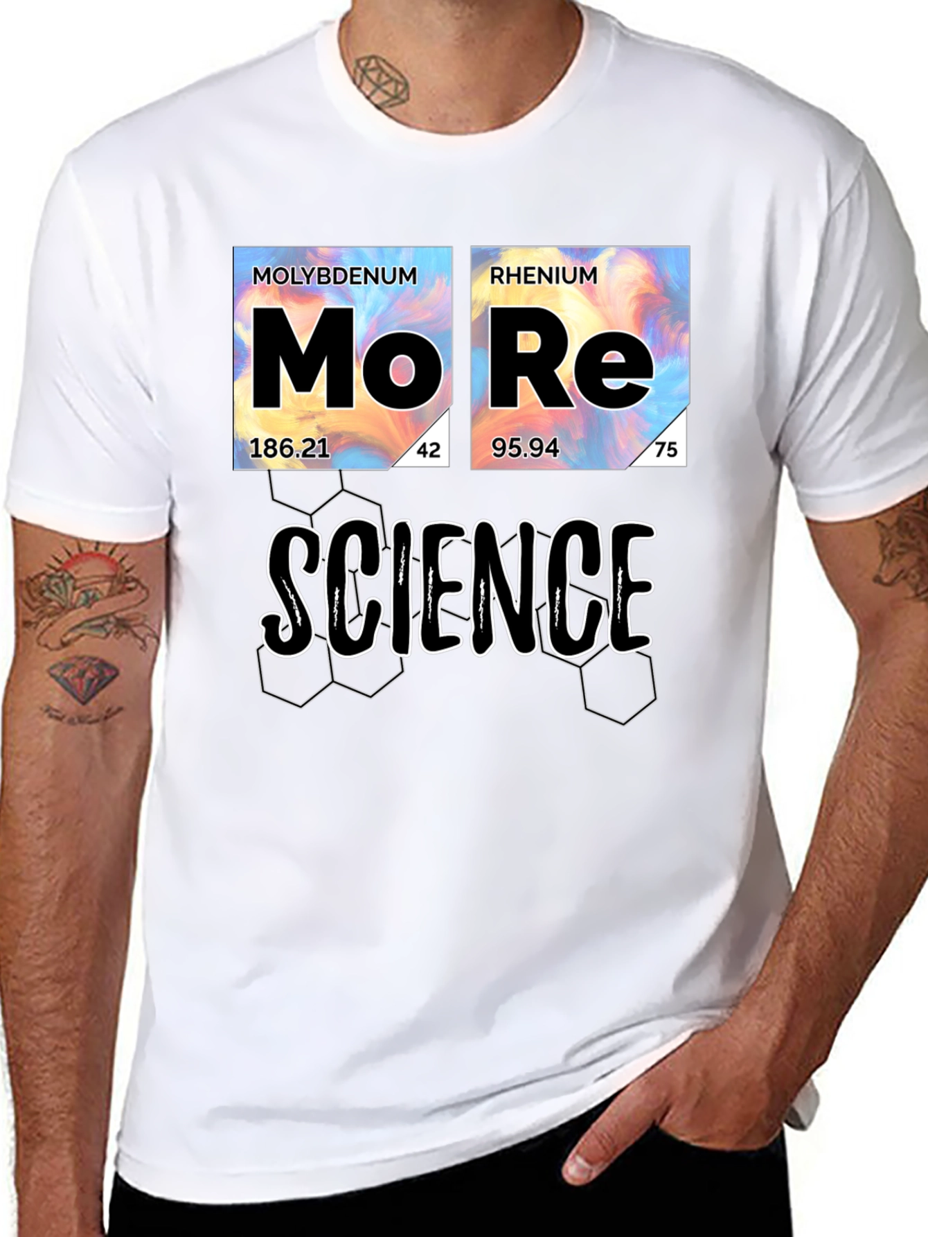Science Element T-Shirt - Molybdenum Rhenium Periodic Table Tee