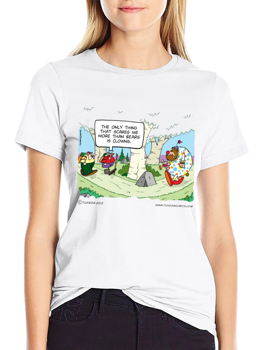 Clowns vs Bears T-Shirt: Cartoon Humor Tee