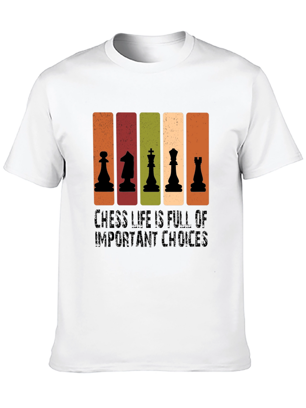 Chess Life Choices Black T-Shirt