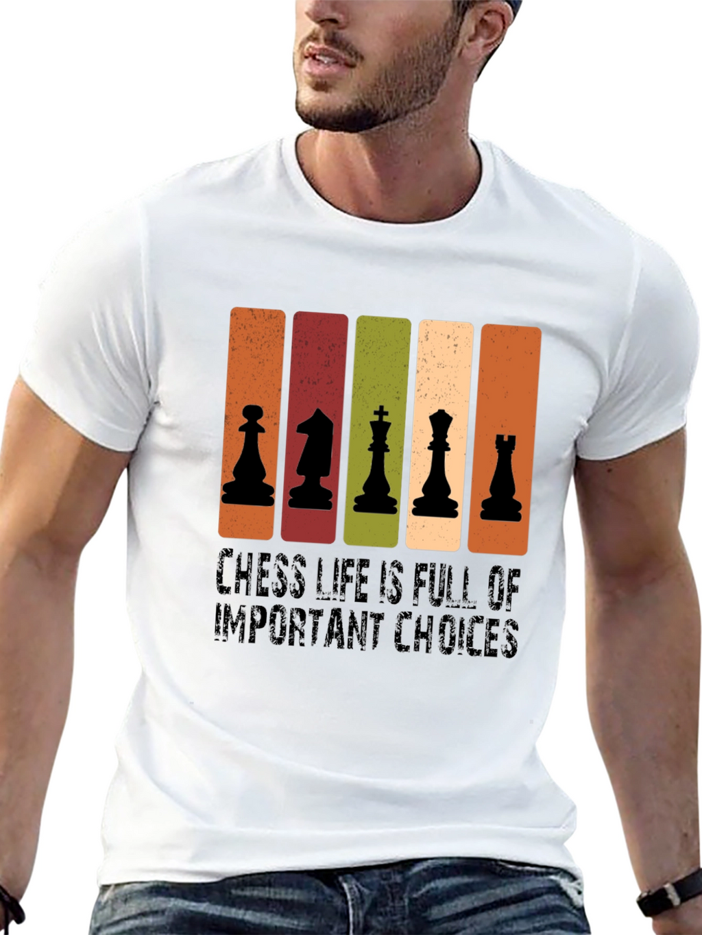 Chess Life Choices Black T-Shirt