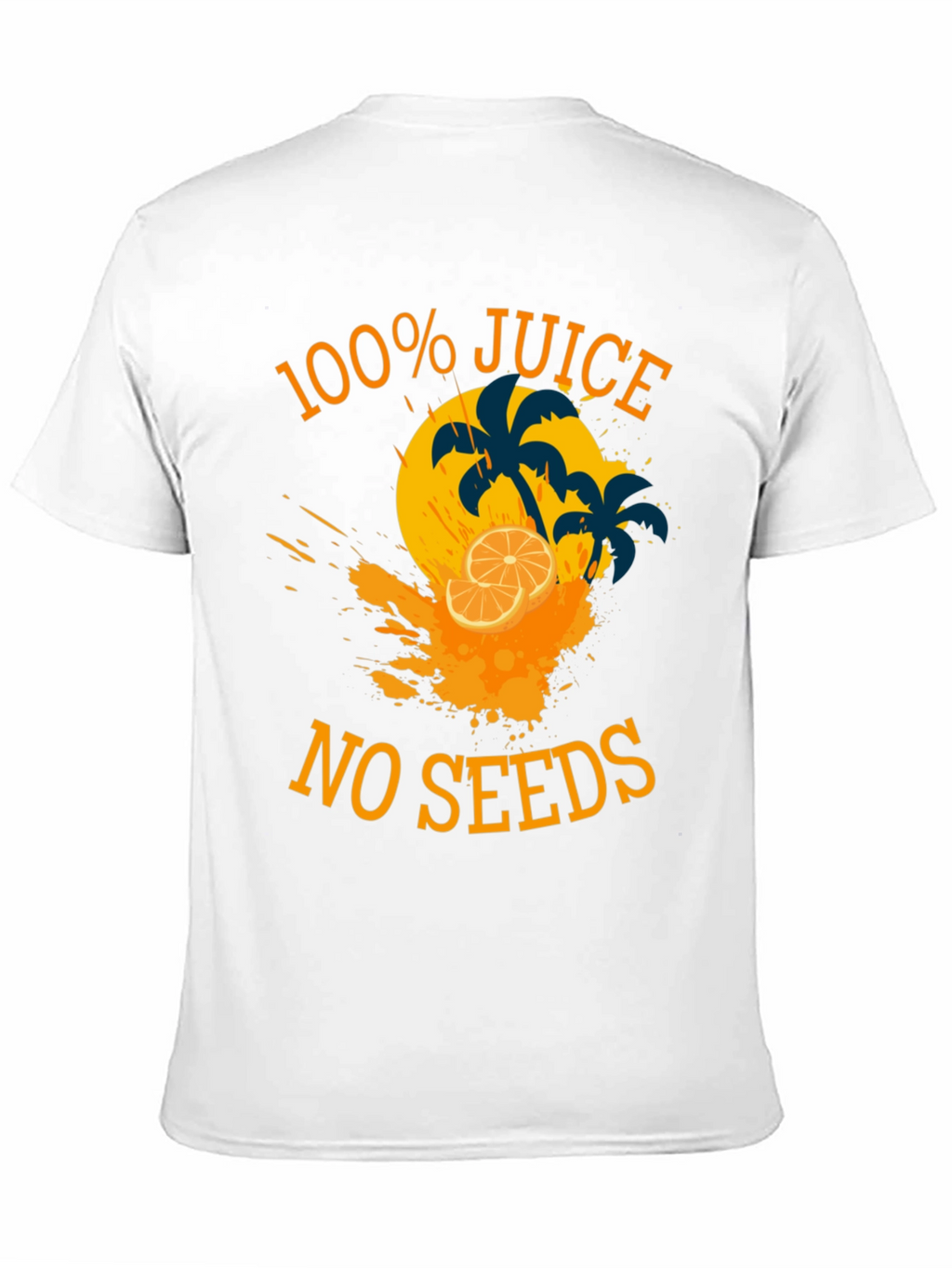 100% Juice No Seeds Black Graphic Tee