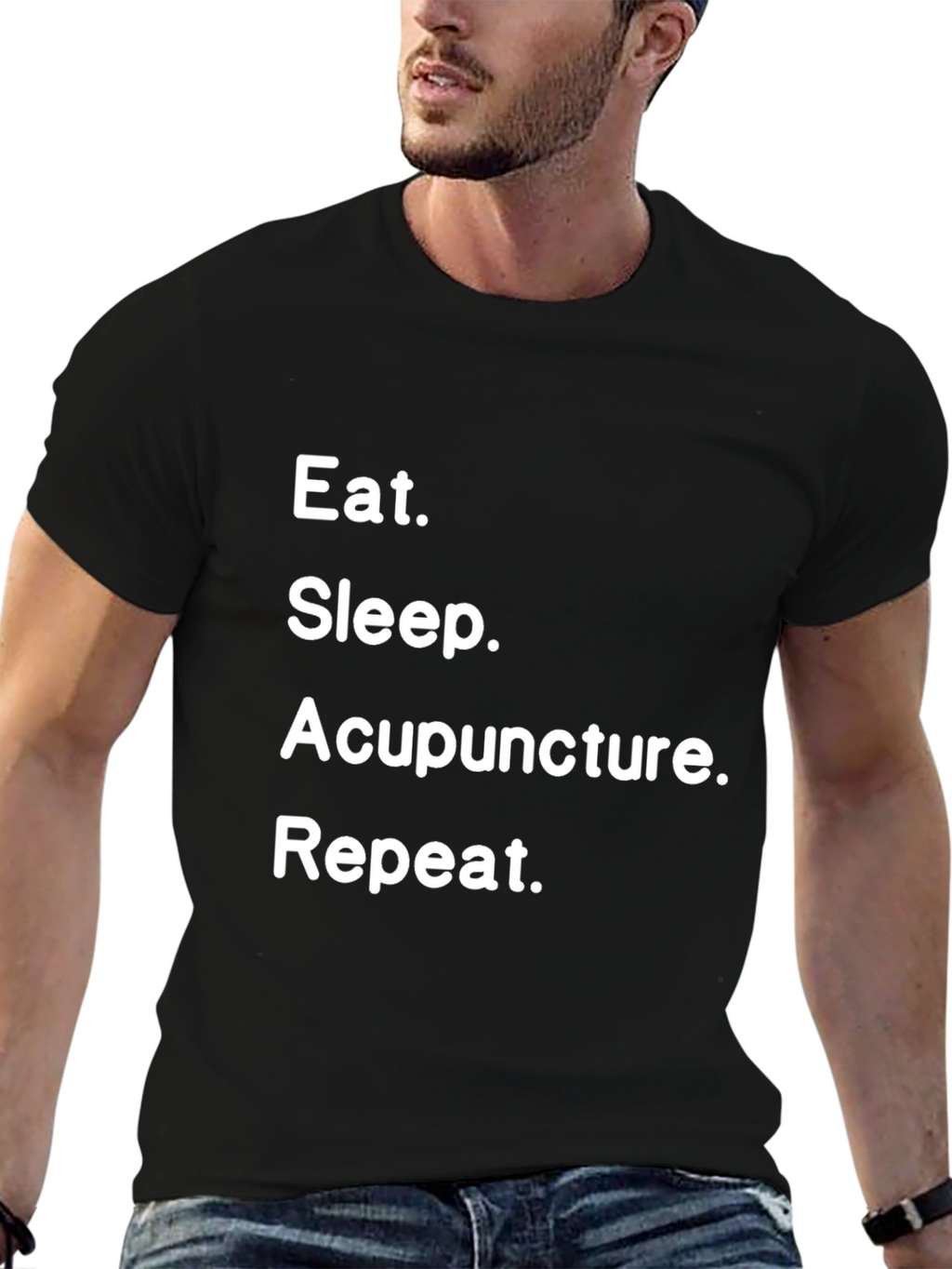 Eat Sleep Acupuncture Repeat T-Shirt