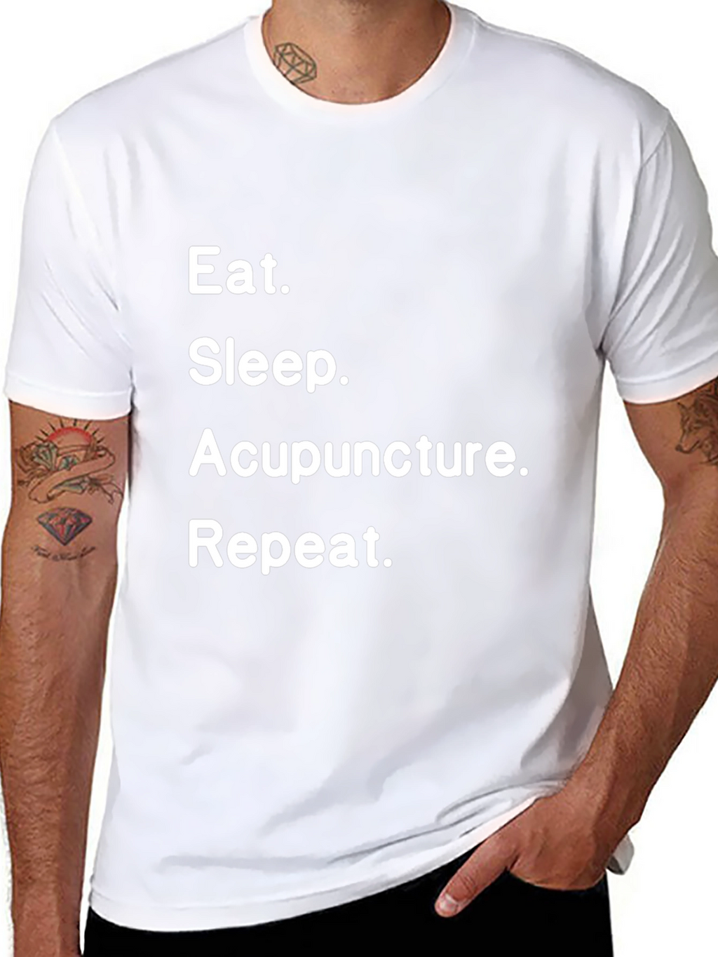Eat Sleep Acupuncture Repeat T-Shirt