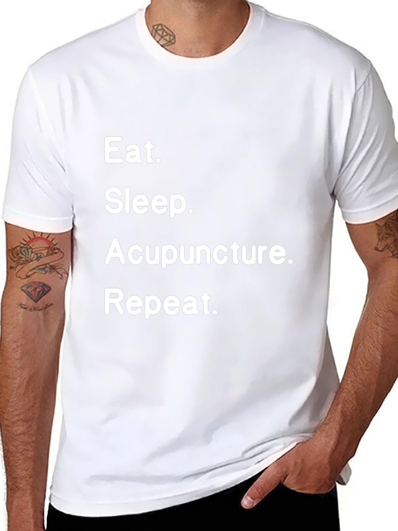 Eat Sleep Acupuncture Repeat T-Shirt