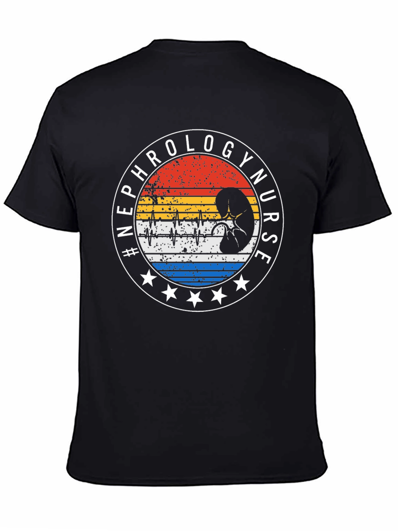 Nephrology Nurse T-Shirt - Kidney Design