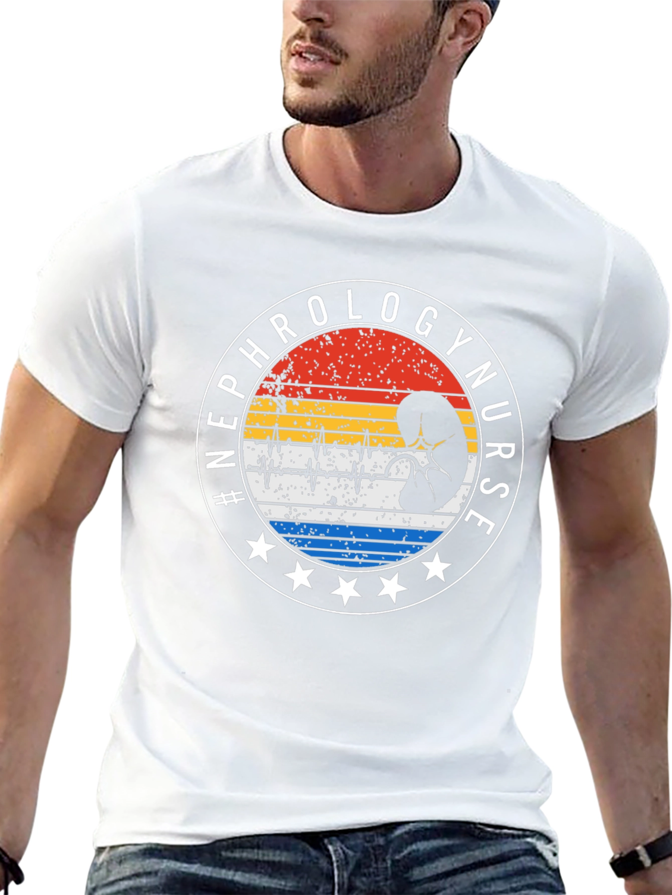 Nephrology Nurse T-Shirt - Kidney Design