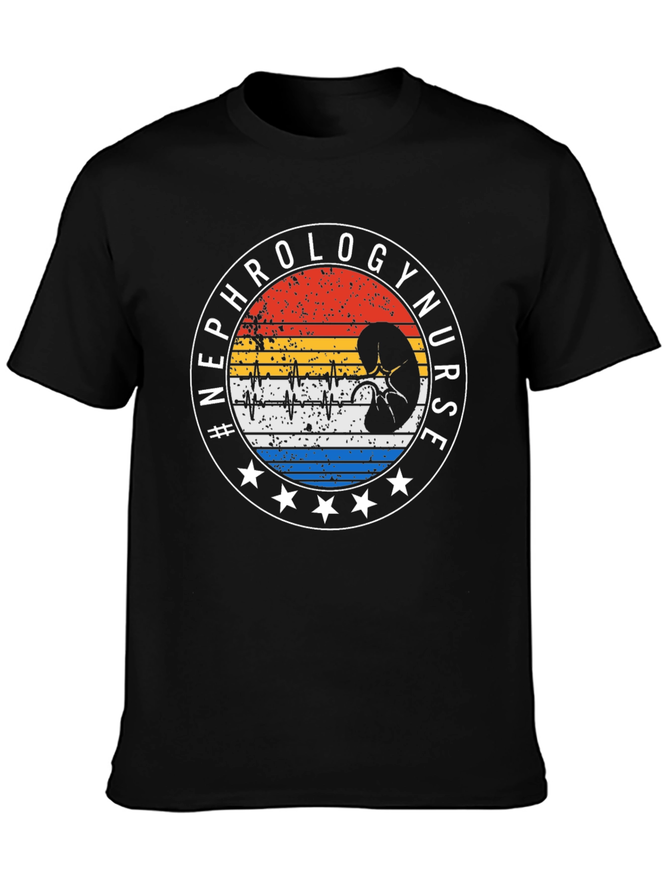 Nephrology Nurse T-Shirt - Kidney Design