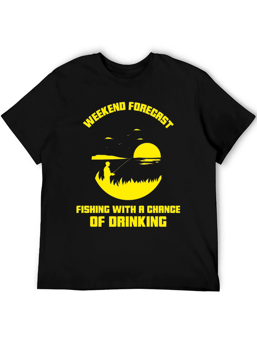 Fishing & Drinking Weekend Forecast T-Shirt