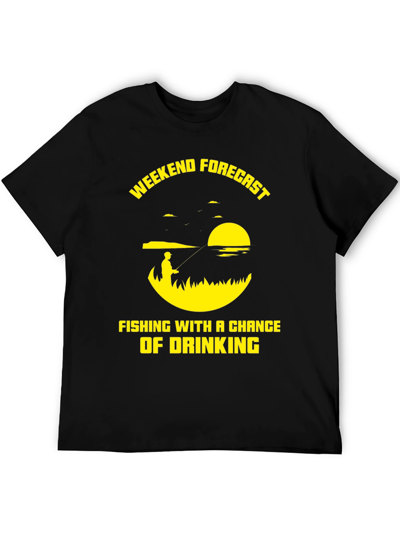 Fishing & Drinking Weekend Forecast T-Shirt